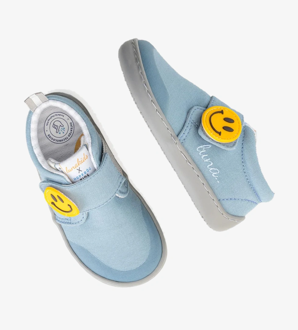 “SINIRLI ÖN SİPARİŞ” lunakids Lunicon 1.0 TOG Rüya Mavisi Barefoot Çocuk Ayakkabısı by Hopfrög Kids